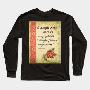 A Single Rose Long Sleeve T-Shirt